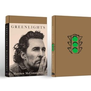 Matthew McConaughey “Greenlights” hardcover book, used in good condition.